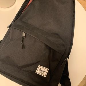 Classic Black Herschel Backpack - Brand New